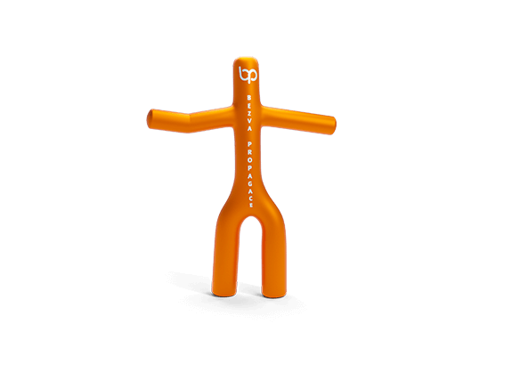 Windyman s ventilátorem, dvounohý